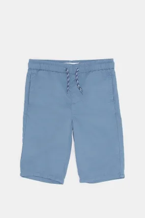 Boys Blue Pull-On Short