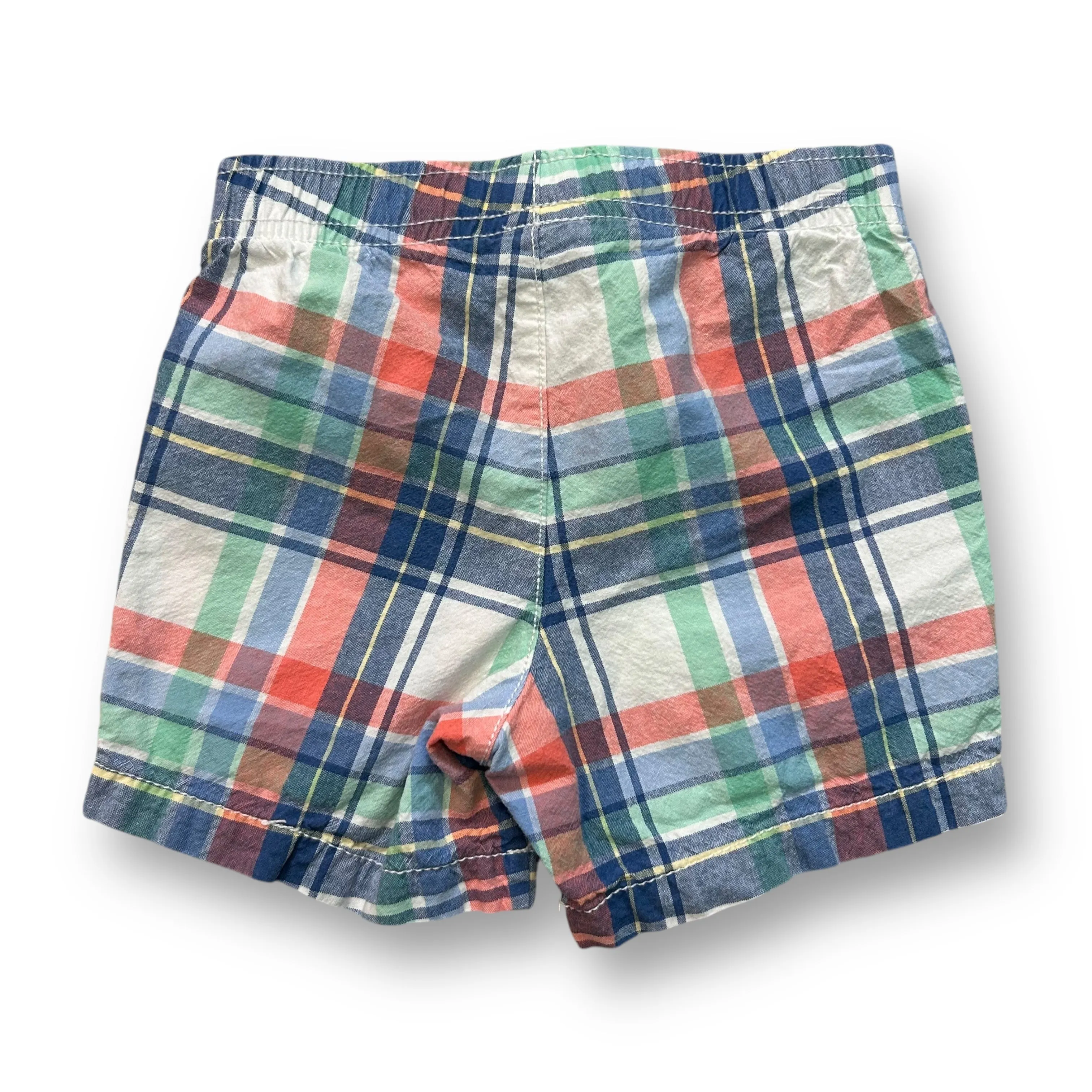 Boys Carter's Size 18 Months Pastel Plaid Pull-On Shorts