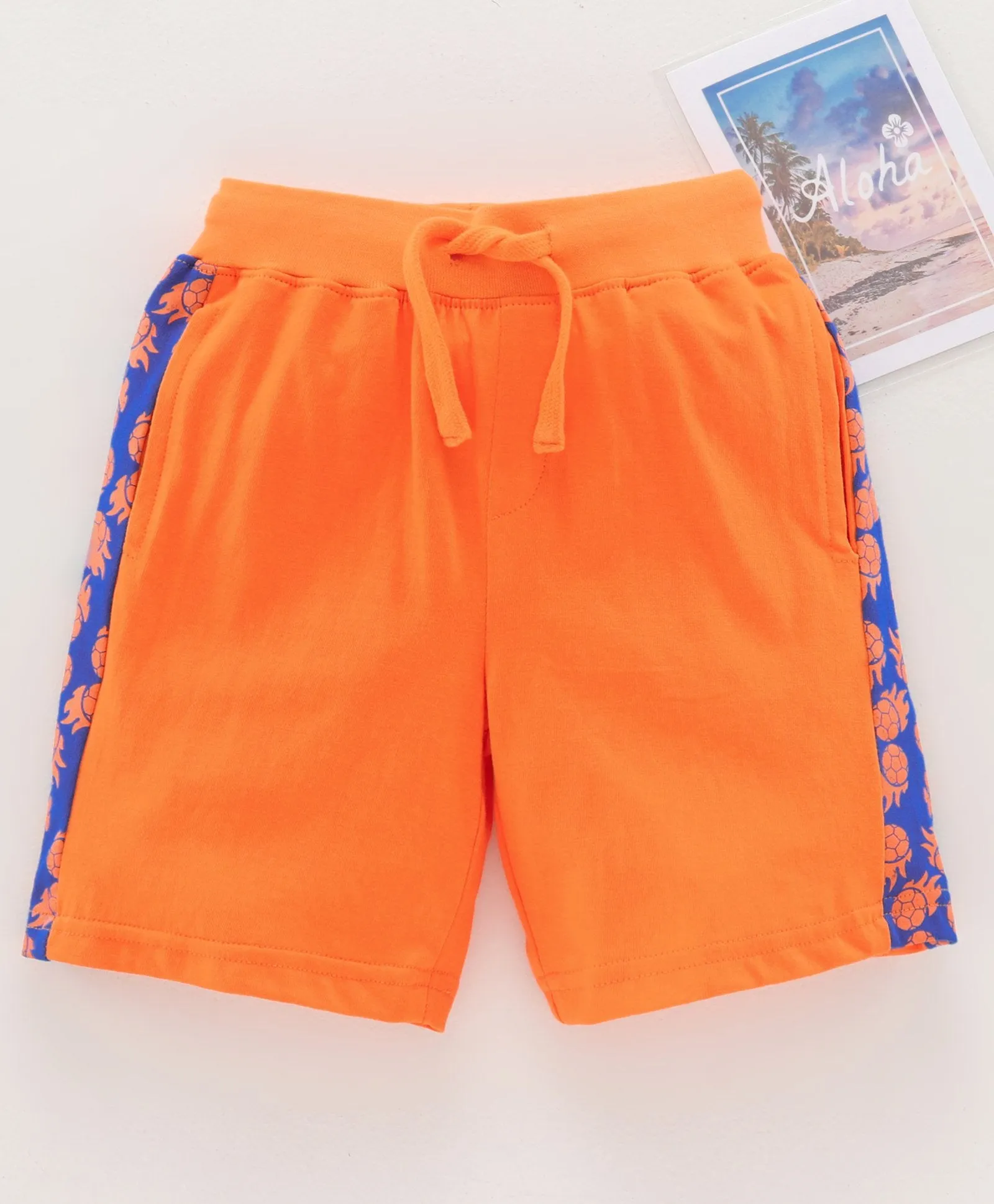 Boys Pull On Shorts with Side print highlights