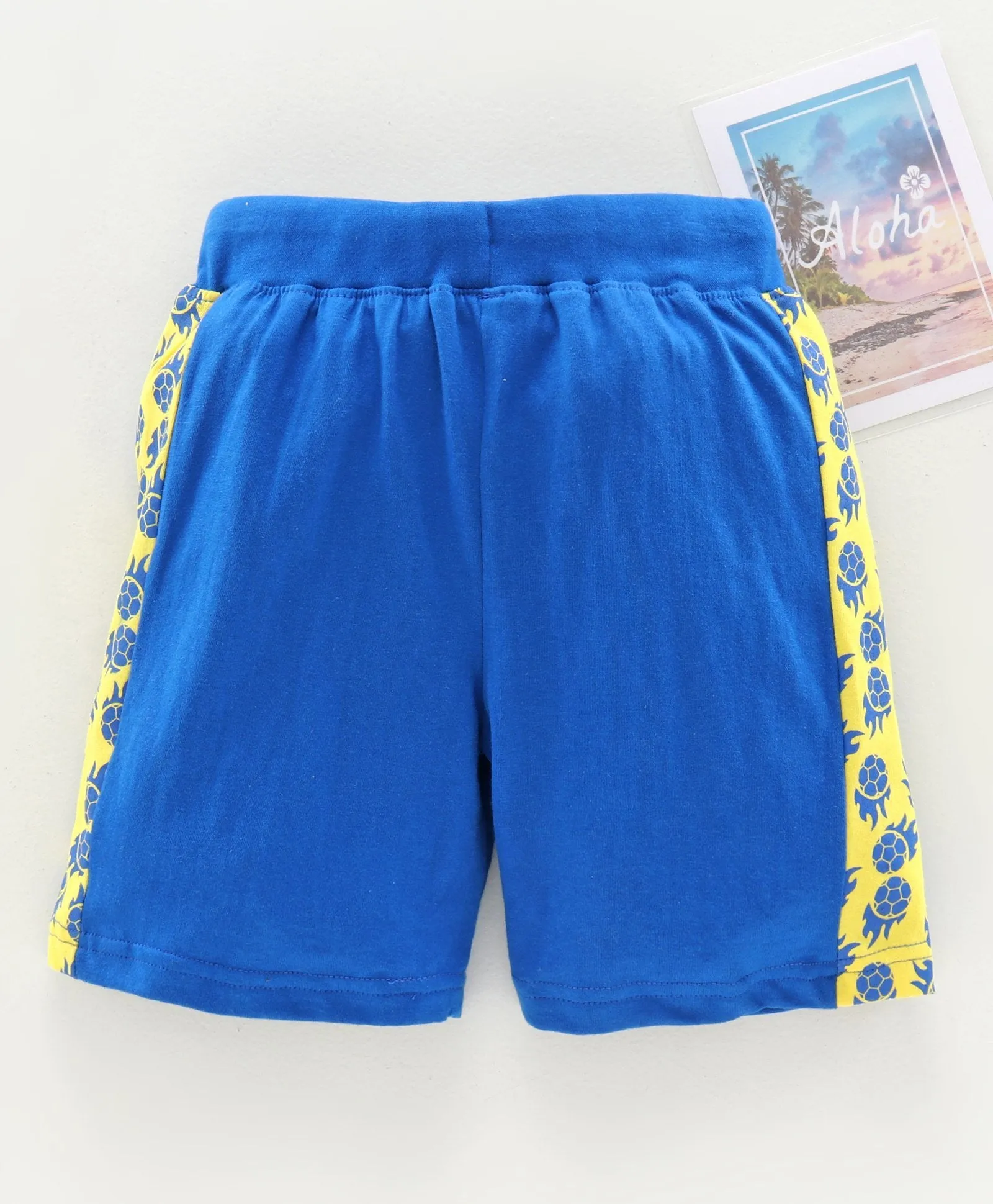 Boys Pull On Shorts with Side print highlights