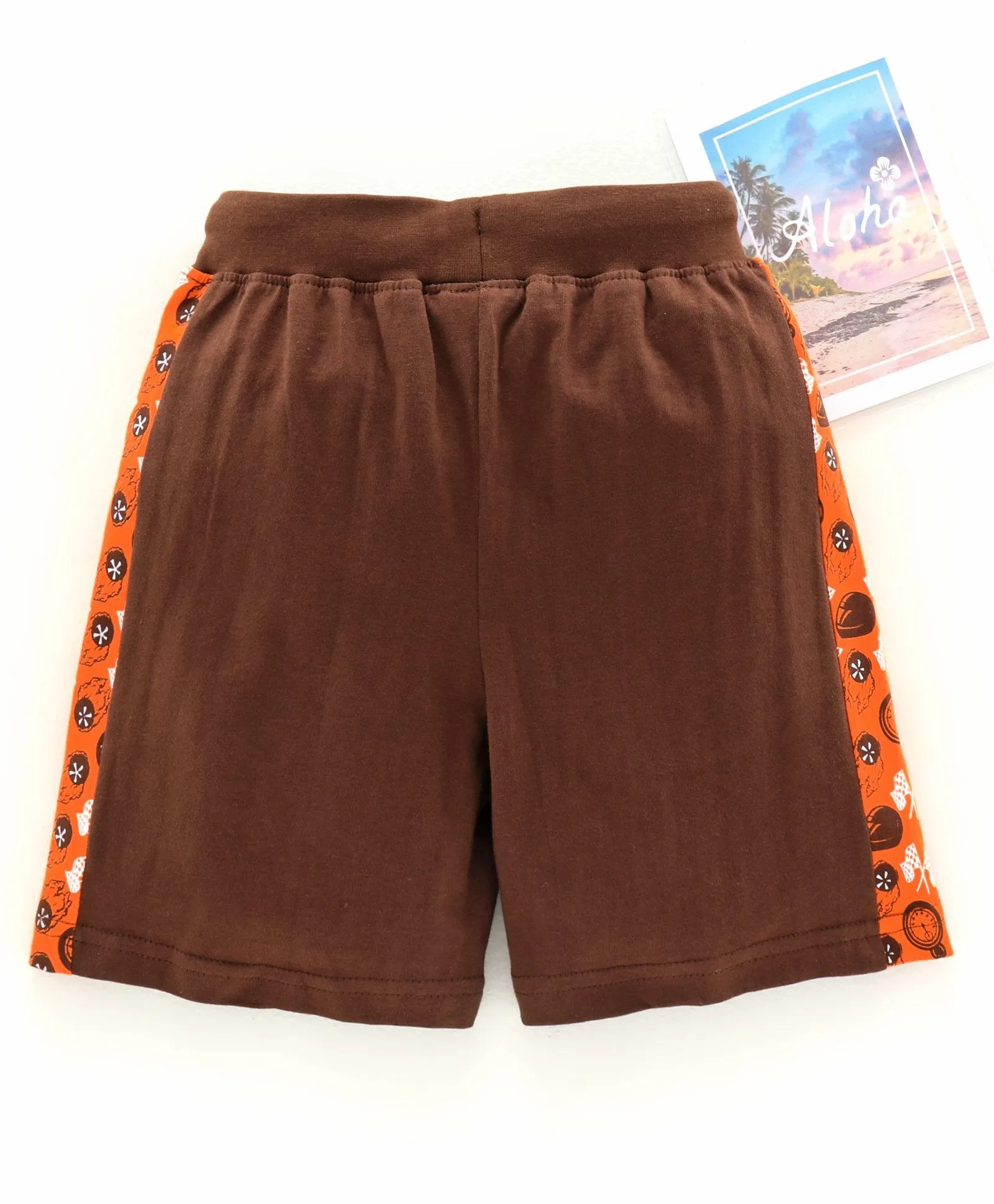 Boys Pull On Shorts with Side print highlights