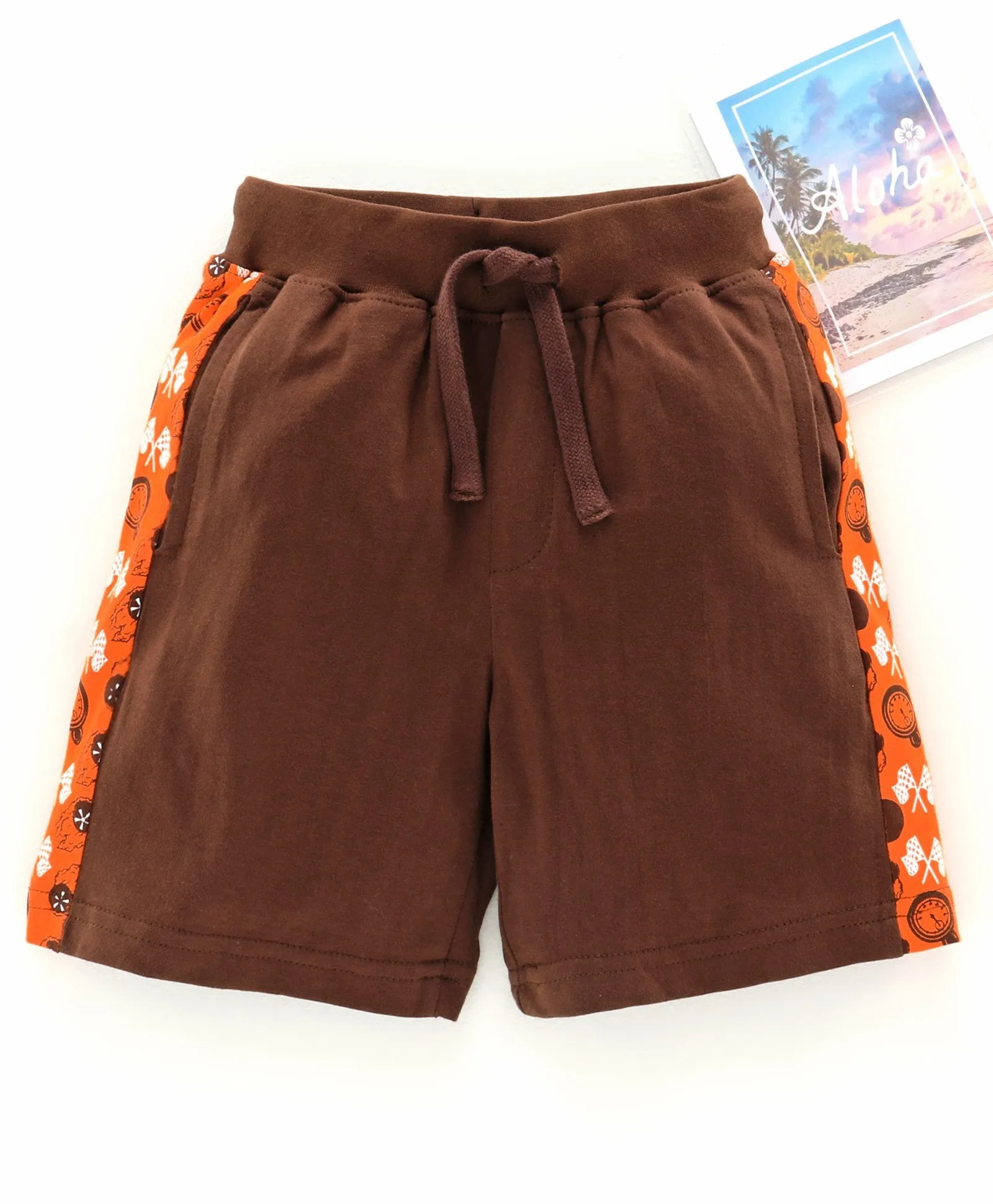 Boys Pull On Shorts with Side print highlights