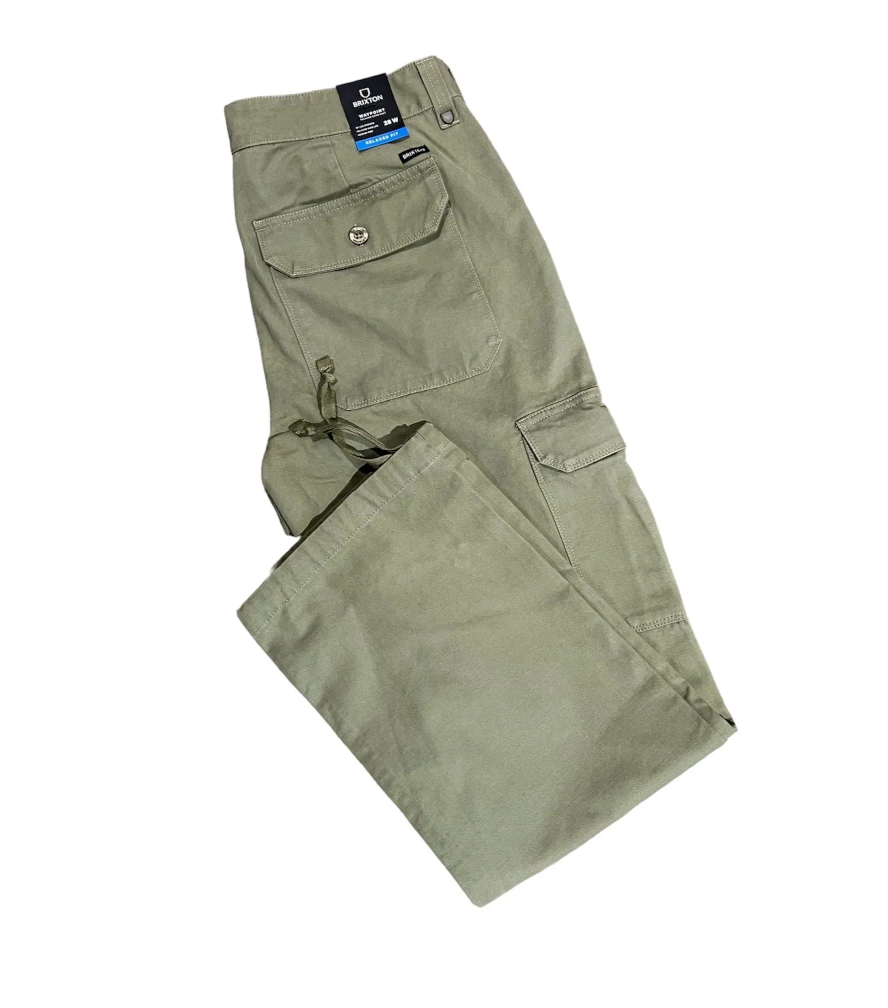 Brixton Waypoint Twill Cargo Pant - Olive Surplus