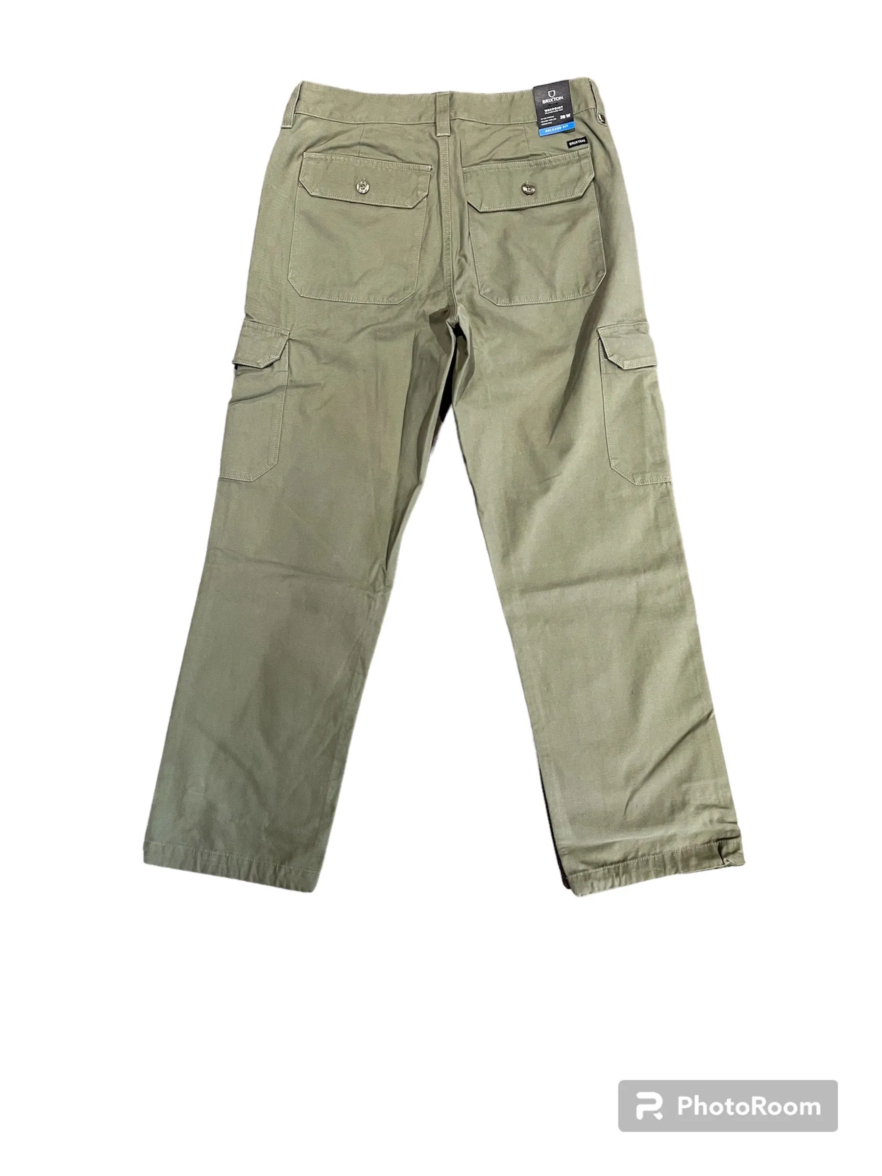 Brixton Waypoint Twill Cargo Pant - Olive Surplus