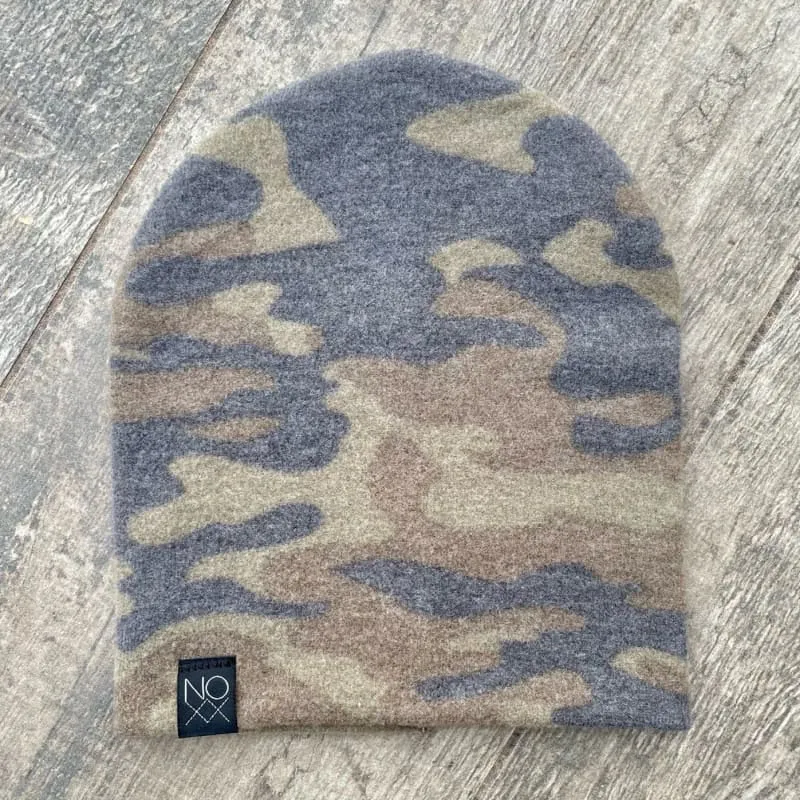 Brown Camo | Cozy Sweater Knit Beanie