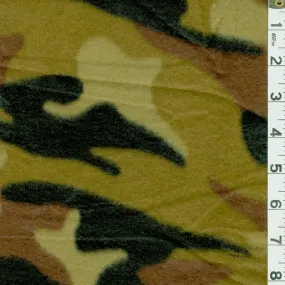 Camo Fleece Fabric