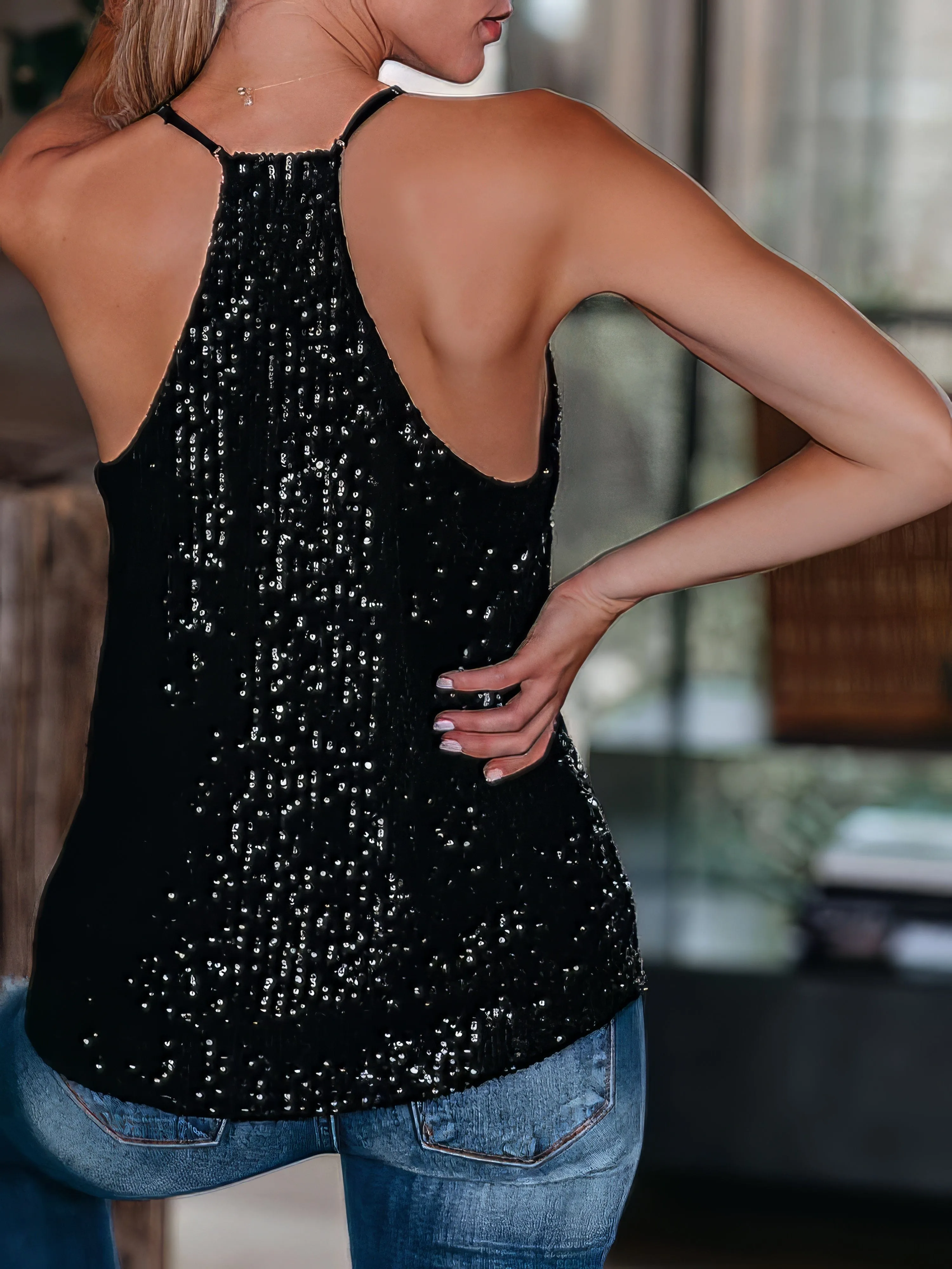 Captivating Sequin Tank