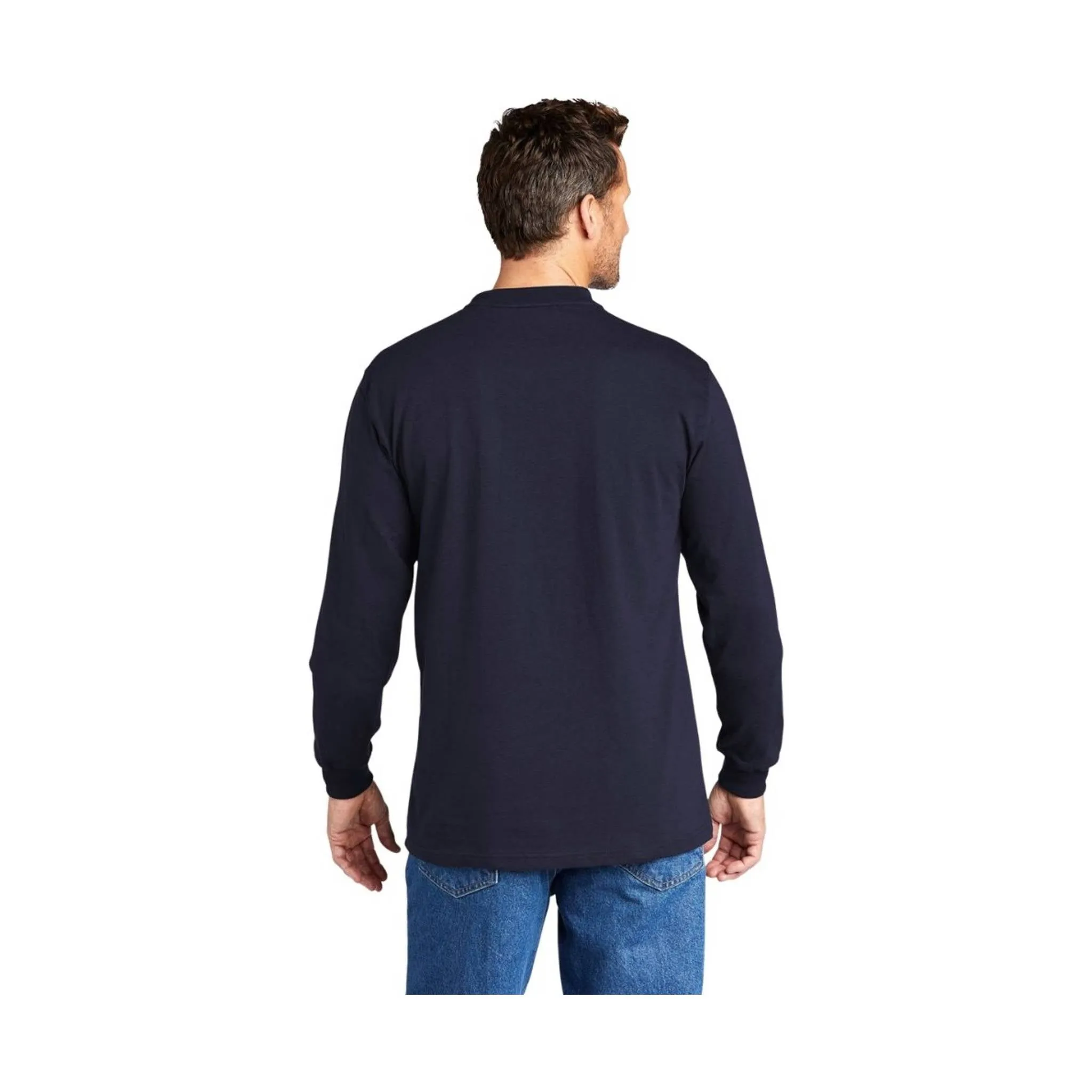 Carhartt Men's Workwear Long Sleeve Henley - Navy