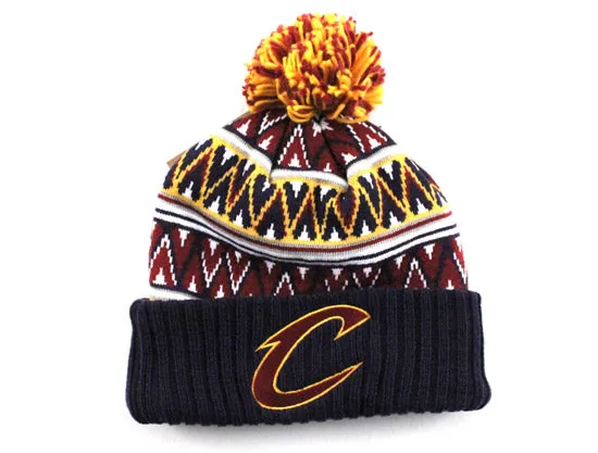 Cleveland Cavaliers Mitchell and Ness Cuffed Knit Beanies (2015)