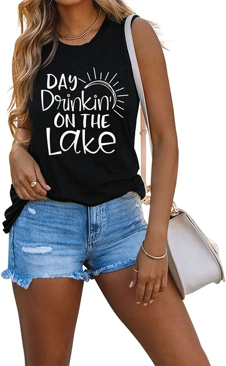 Day Drinkin On The Lake Tank Shirt for Women Day Drinking Shirt