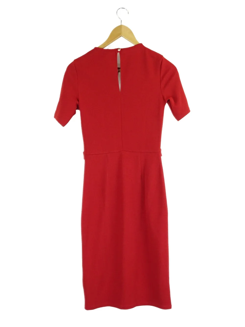 Dorothy Perkins Orange Midi Pencil Dress 6