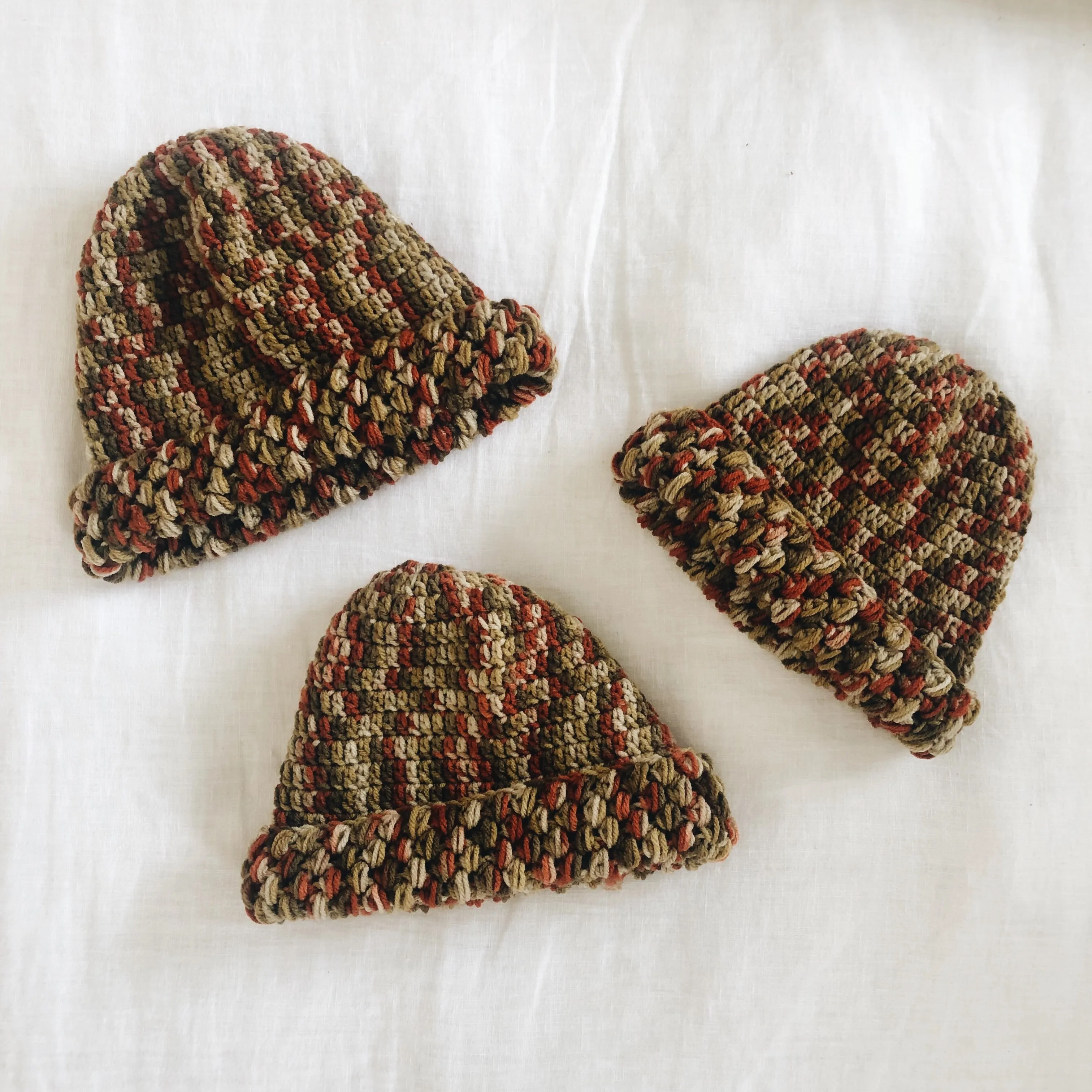 Hand-knit Beanies