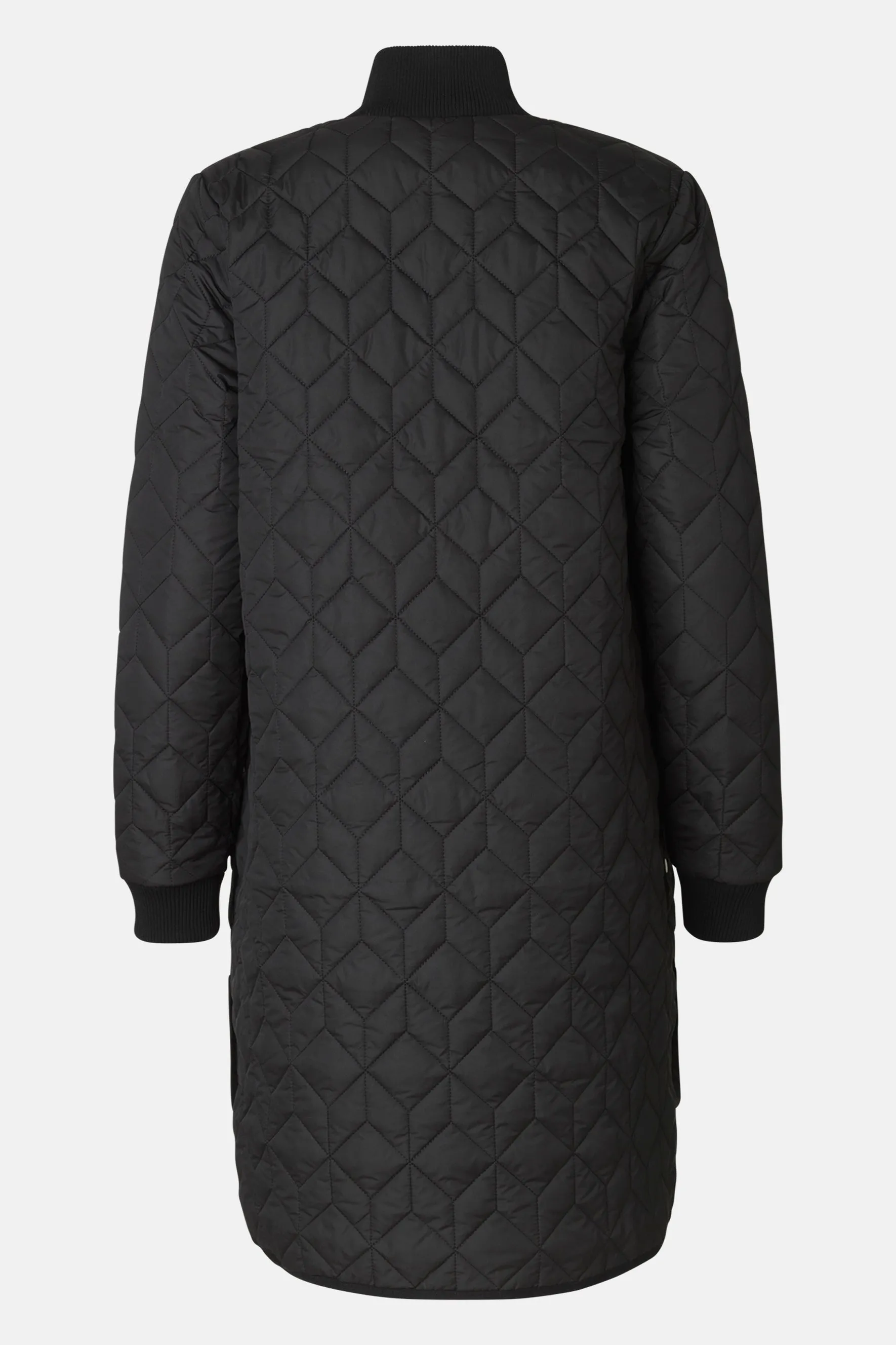 Ilse Jacobsen Hornbæk Art Padded Quilted Coat Art 06 | Black