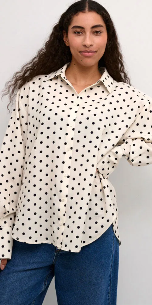 Kaffe Polka Dot Shirt