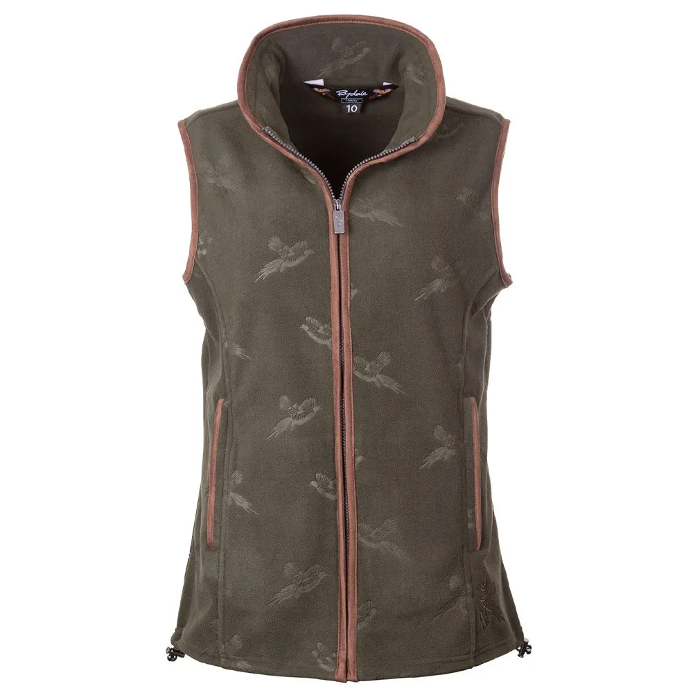 Ladies Pheasant Fleece Gilet - Haxby