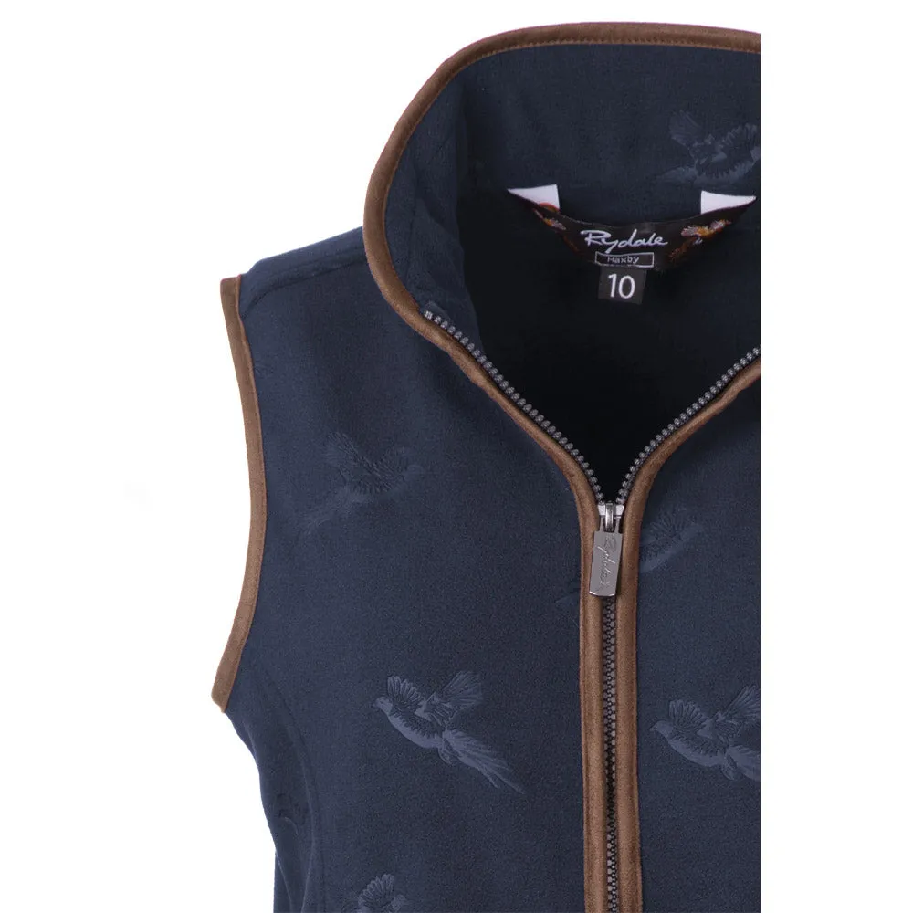 Ladies Pheasant Fleece Gilet - Haxby