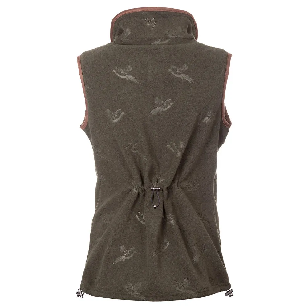 Ladies Pheasant Fleece Gilet - Haxby