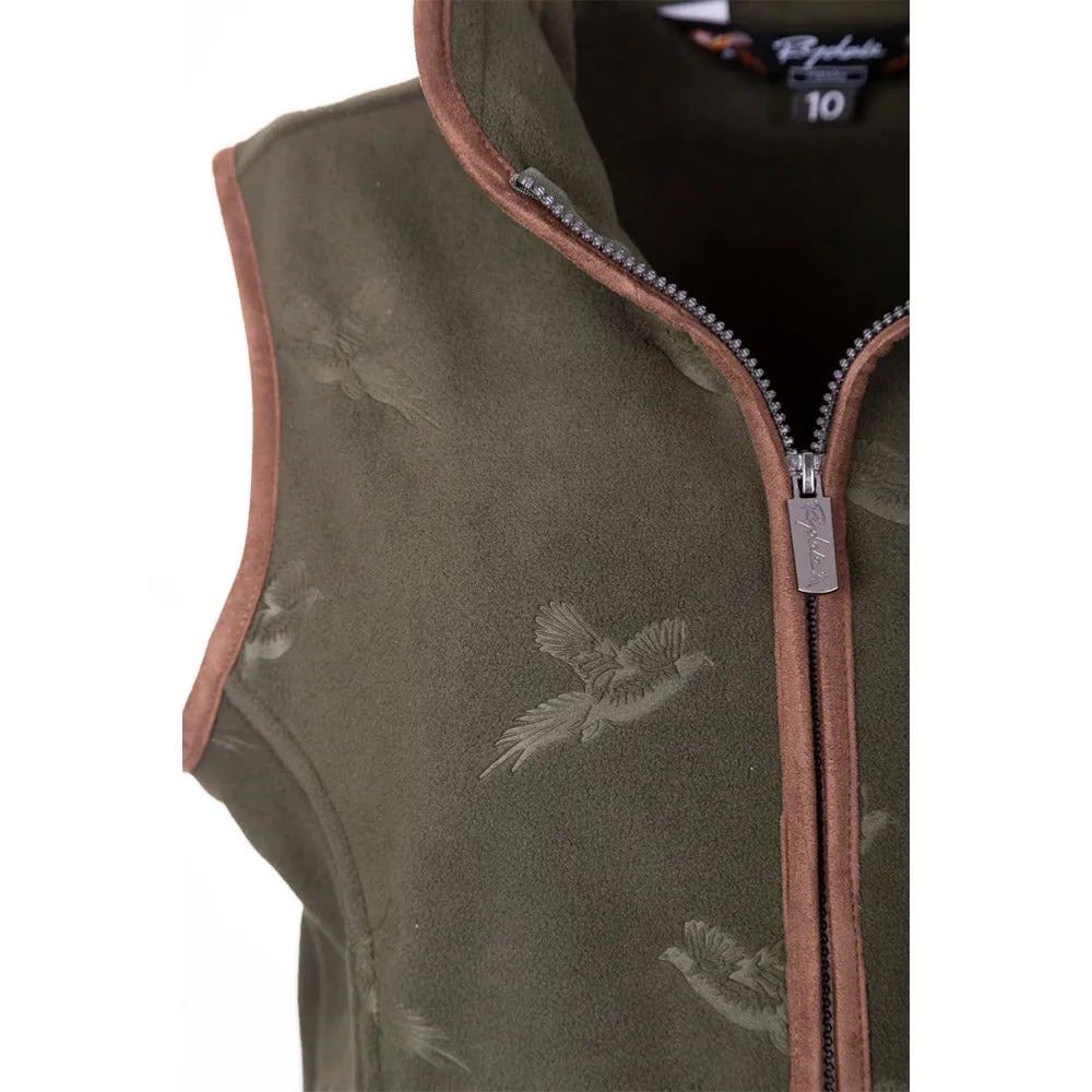 Ladies Pheasant Fleece Gilet - Haxby