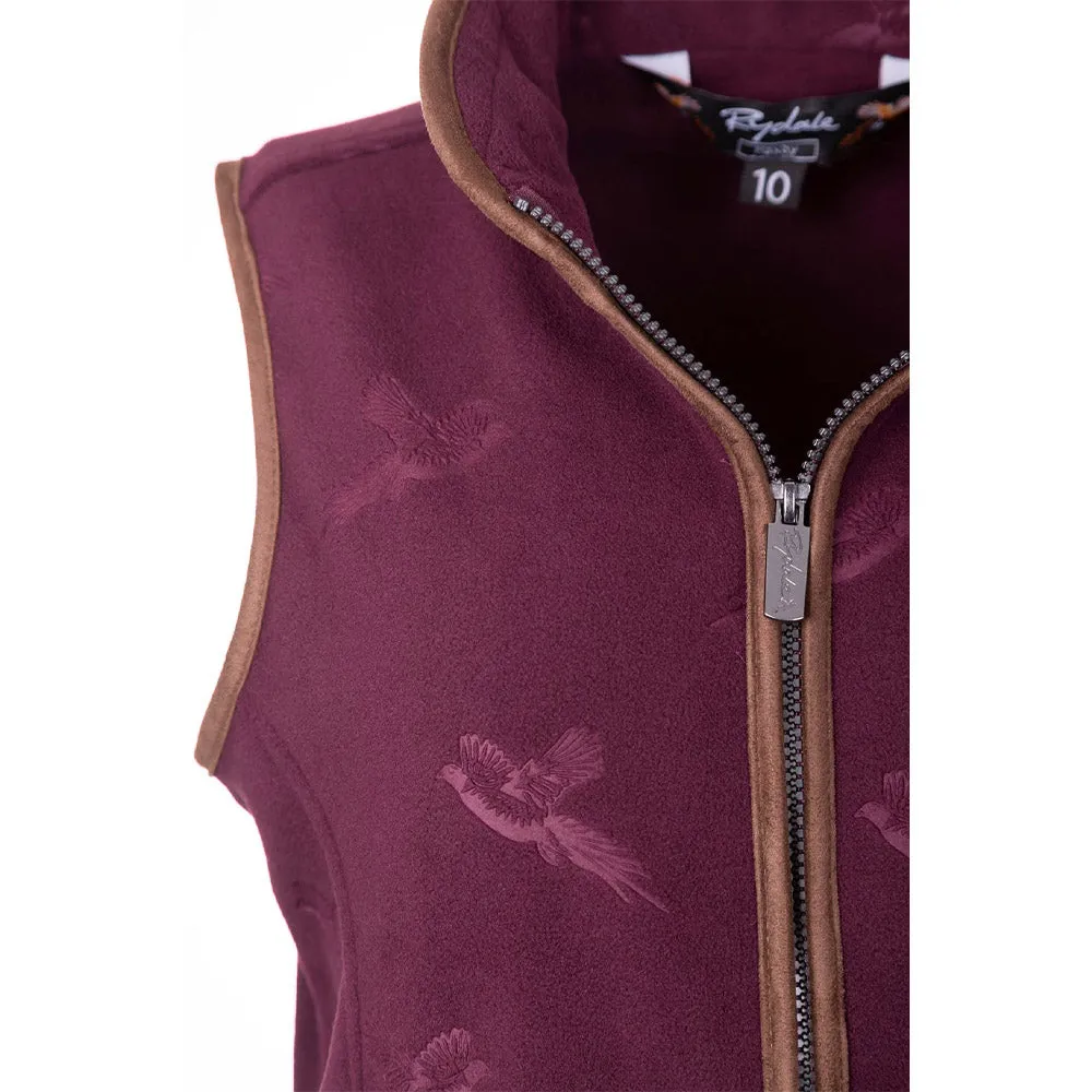 Ladies Pheasant Fleece Gilet - Haxby