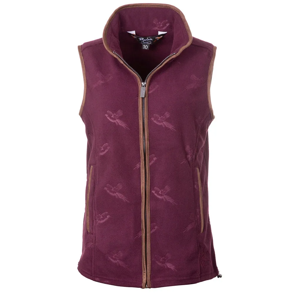 Ladies Pheasant Fleece Gilet - Haxby