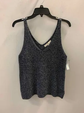 LOFT Tops Size M NAVY/WHT SLEEVELESS TOP