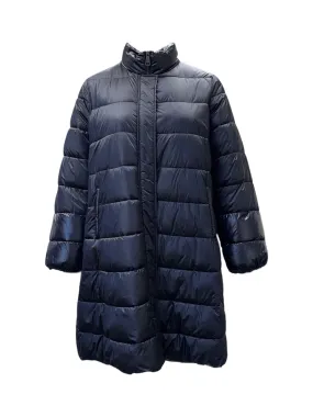 Marina Rinaldi Women's Navy Petalo Quilted Jacket NWT