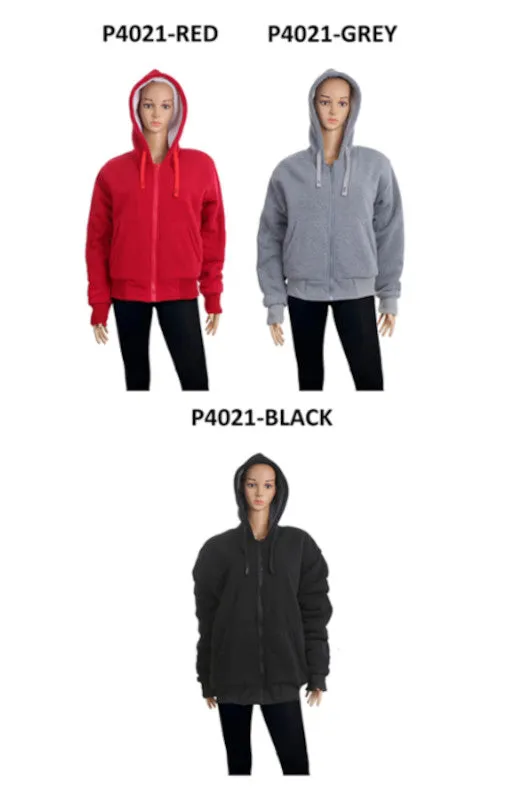 Men Solid Color Thermal Zipper Jackets Wholesale