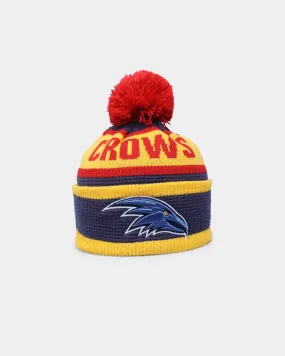 New Era Adelaide Crows 'AFL 2022' Pom Waffle Knit Beanie Blue