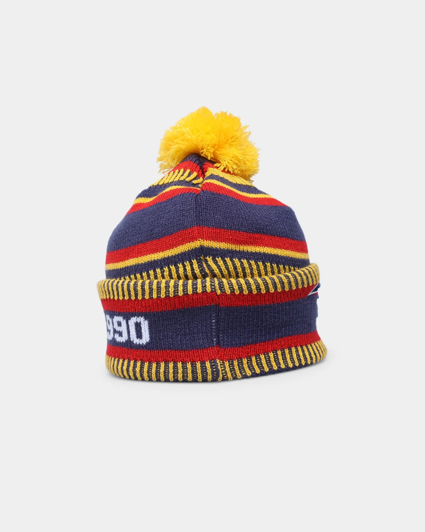 New Era Adelaide Crows AFL Opening Bounce 2022 Pom Wordmark Beanie Blue