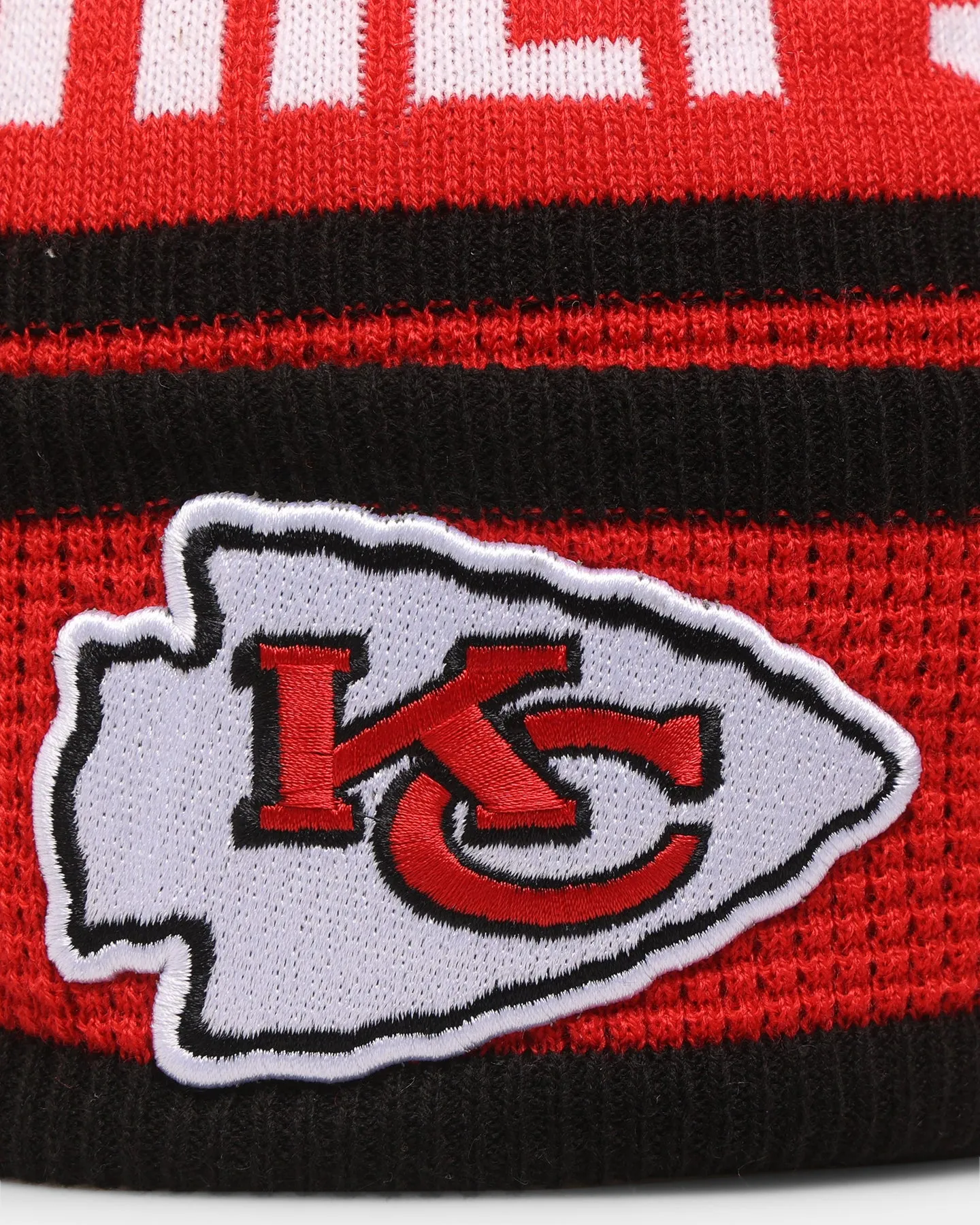 New Era Kansas City Chiefs 'NFL '22 Waffle' Pom Knit Beanie OTC