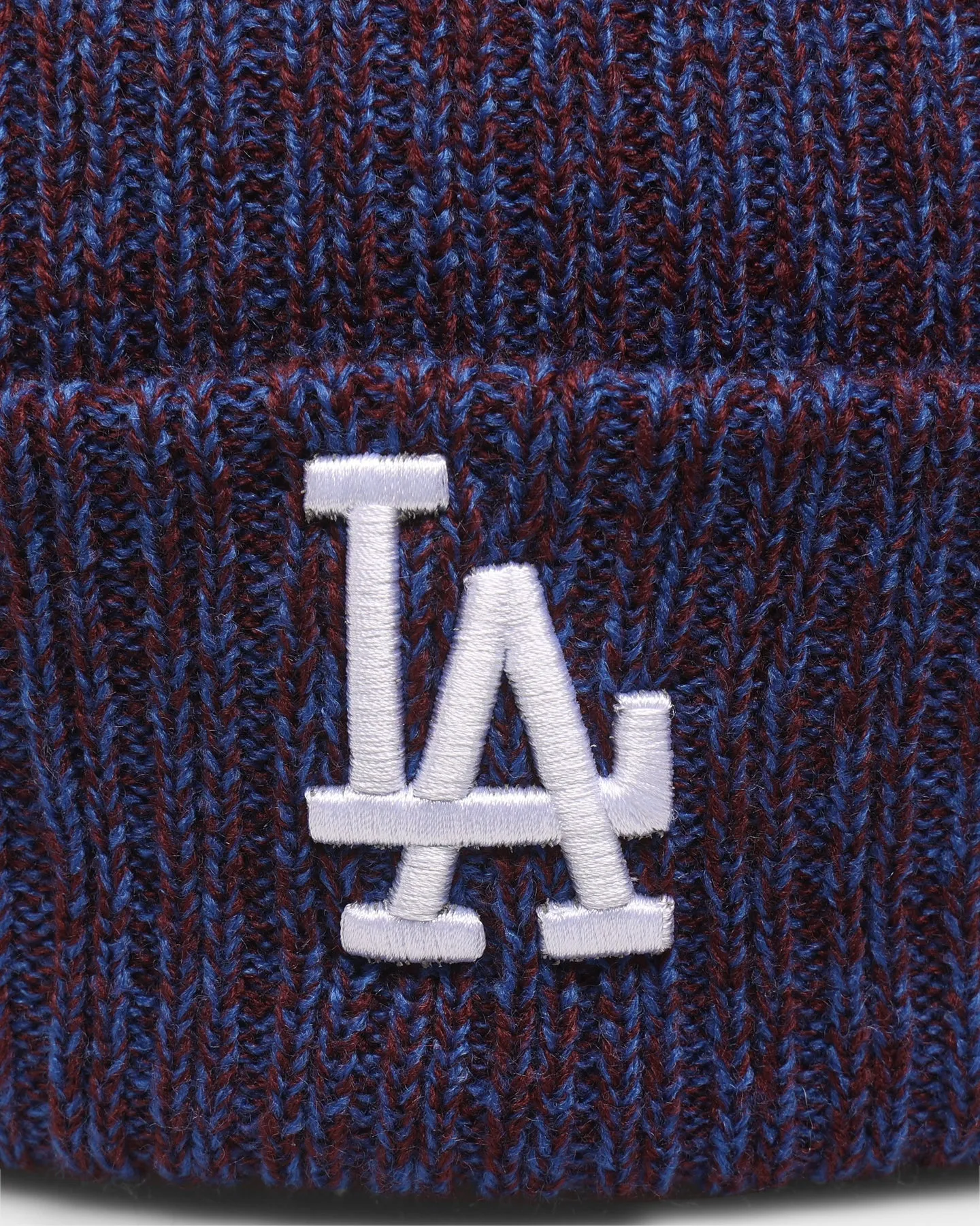 New Era Los Angeles Dodgers 'Thin Knit' Beanie Maroon