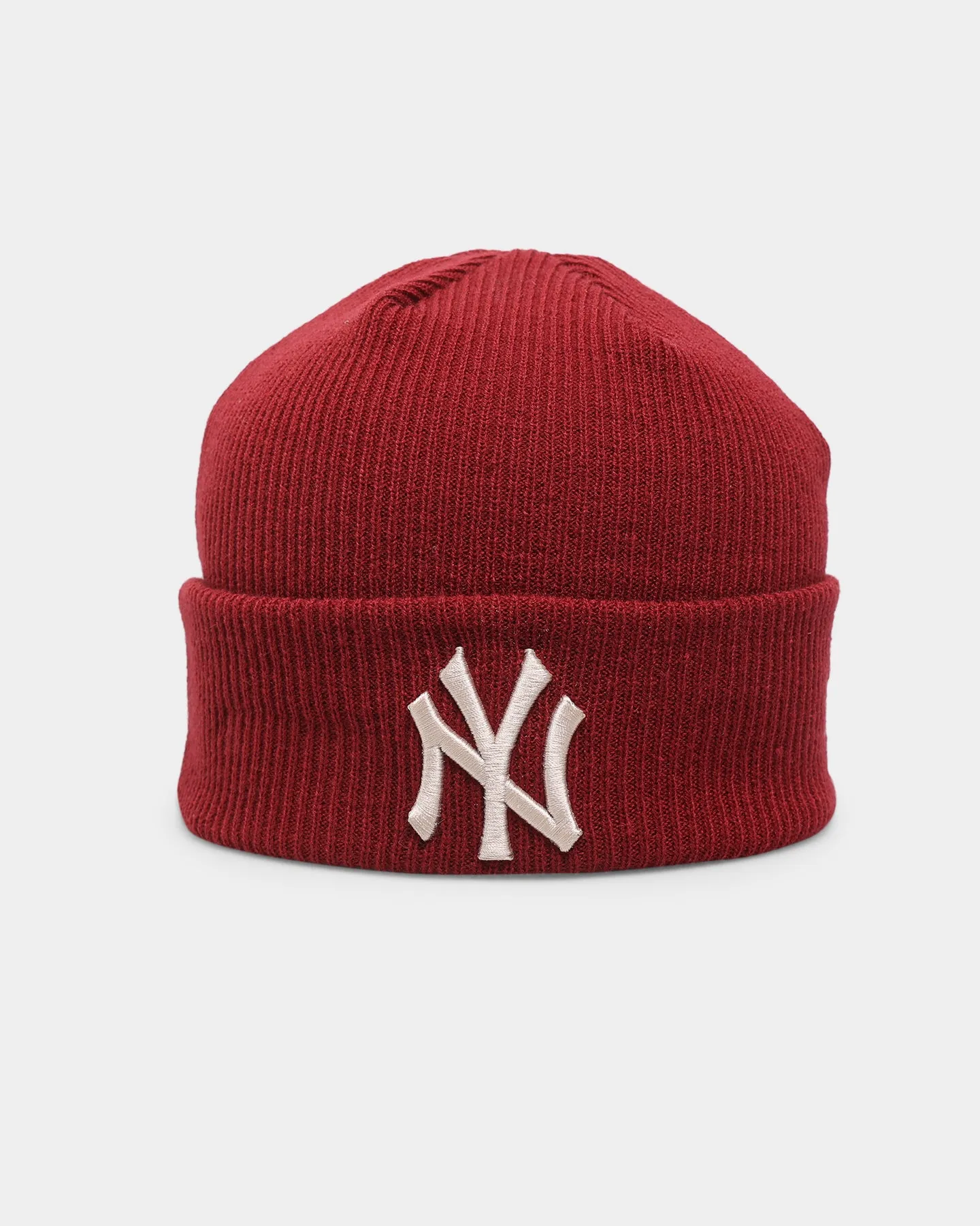 New Era New York Yankees Cuff Thin Knit Beanie Cardinal