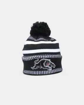 New Era Penrith Panthers NRL Kick Off 2022 Pom Wordmark Beanie Black