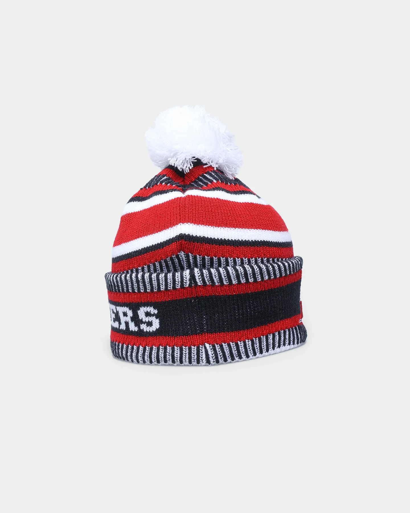 New Era Sydney Roosters NRL Kick Off 2022 Pom Wordmark Beanie Red