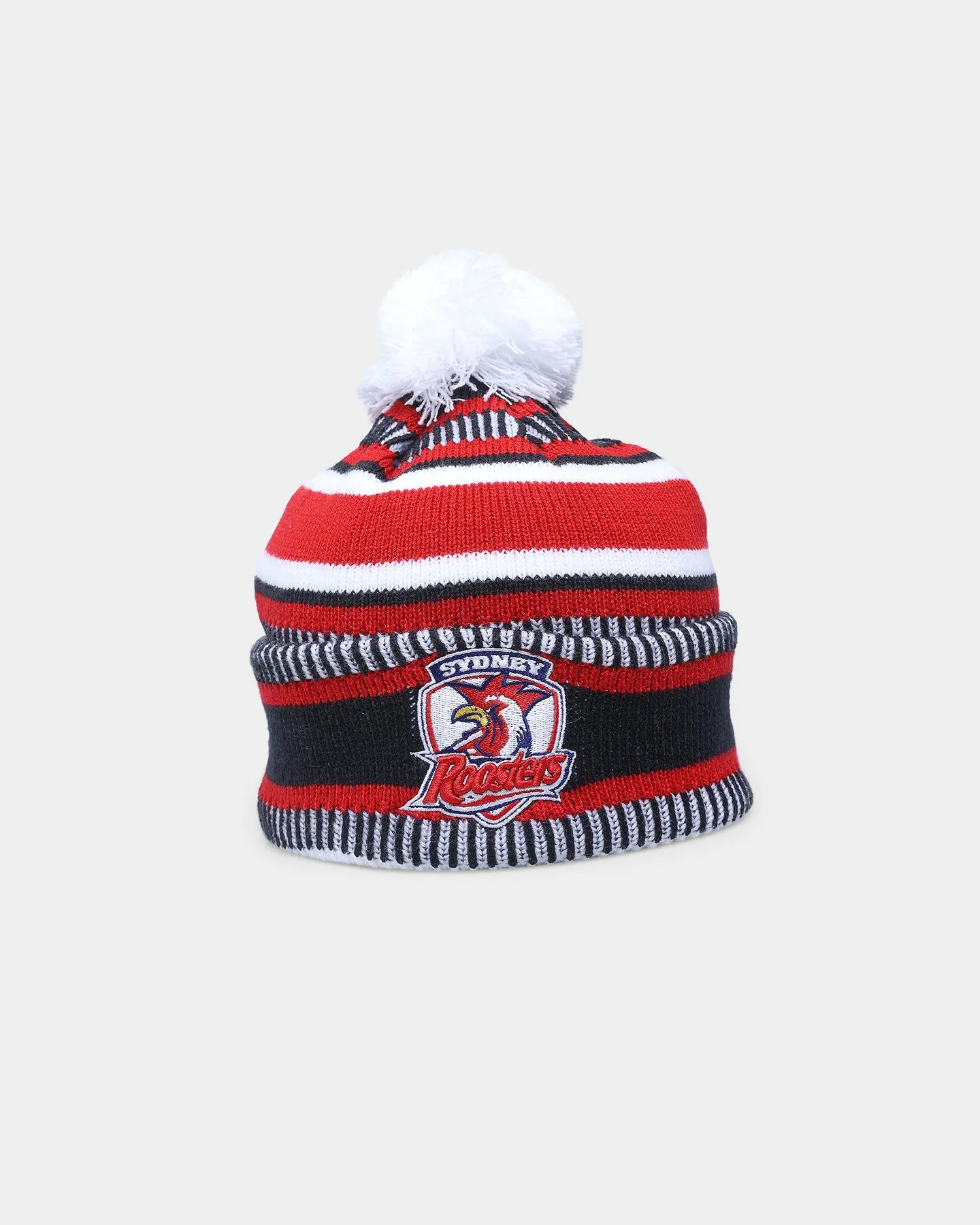 New Era Sydney Roosters NRL Kick Off 2022 Pom Wordmark Beanie Red