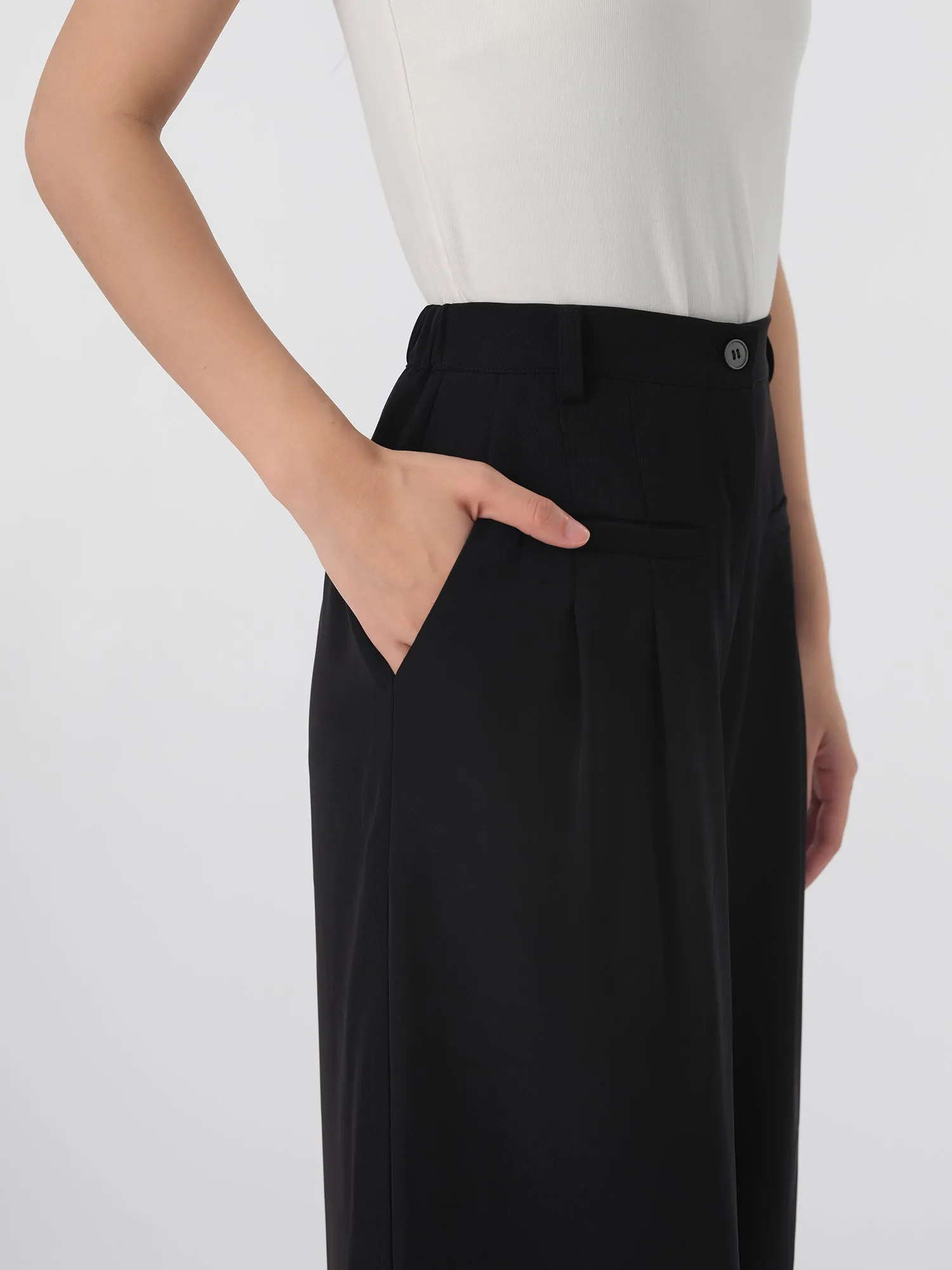 Odette Pleated Wide Leg Pants