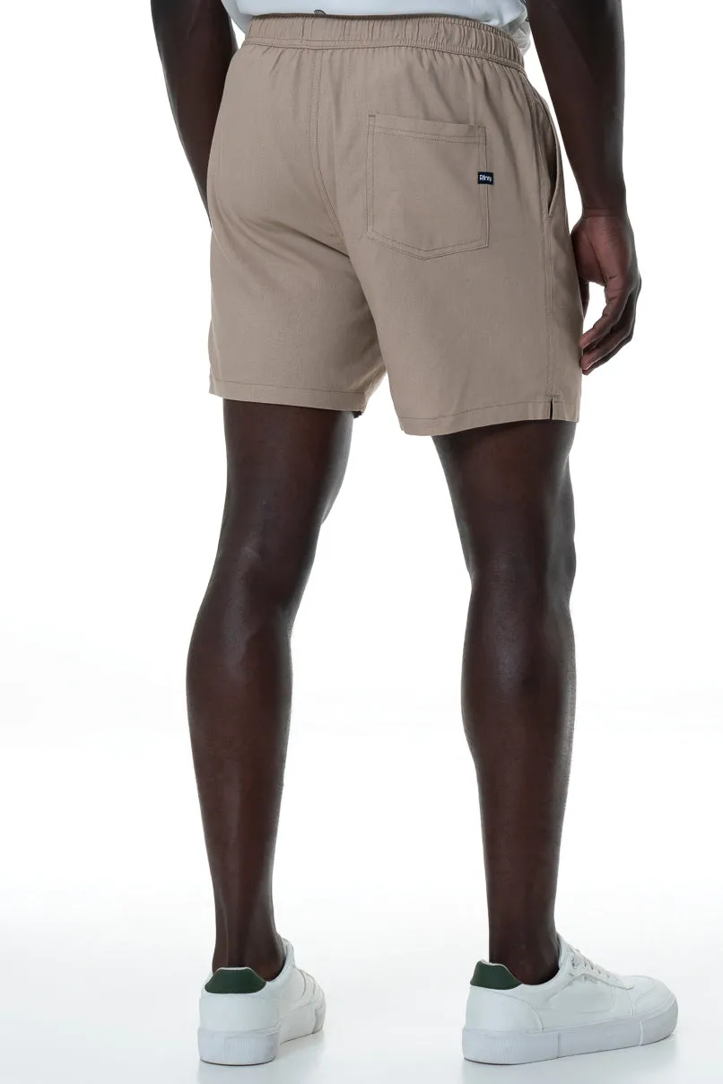 Pull On Shorts _ 151871 _ Biscuit