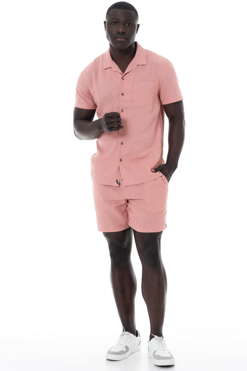 Pull On Shorts _ 151871 _ Blush