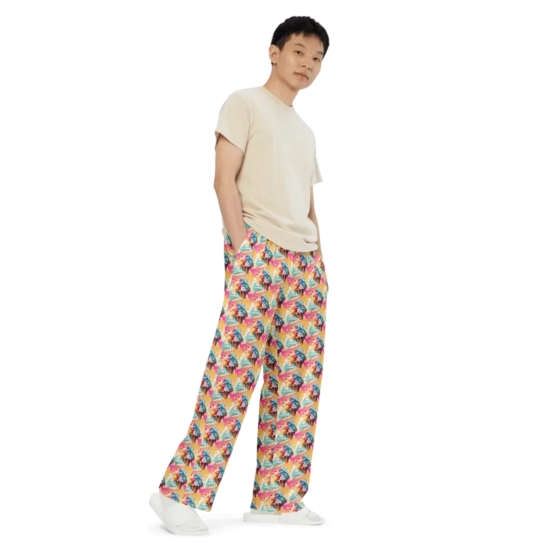 "Eat Me Baby" Collection - Unisex Wide Leg Pants