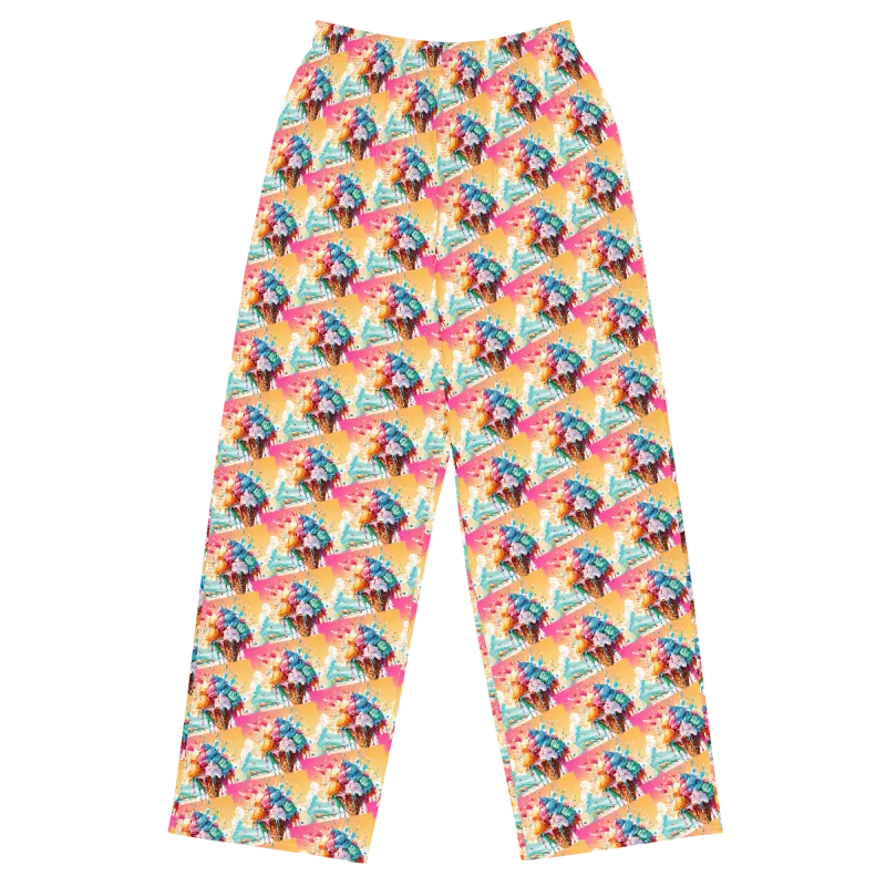 "Eat Me Baby" Collection - Unisex Wide Leg Pants