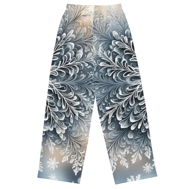 "Frosted Elegance" Collection - Unisex Wide Leg Pants