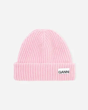 Rib Knit Beanie - Pink Nectar