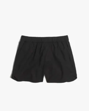 Seamed Pull-On Short | Black