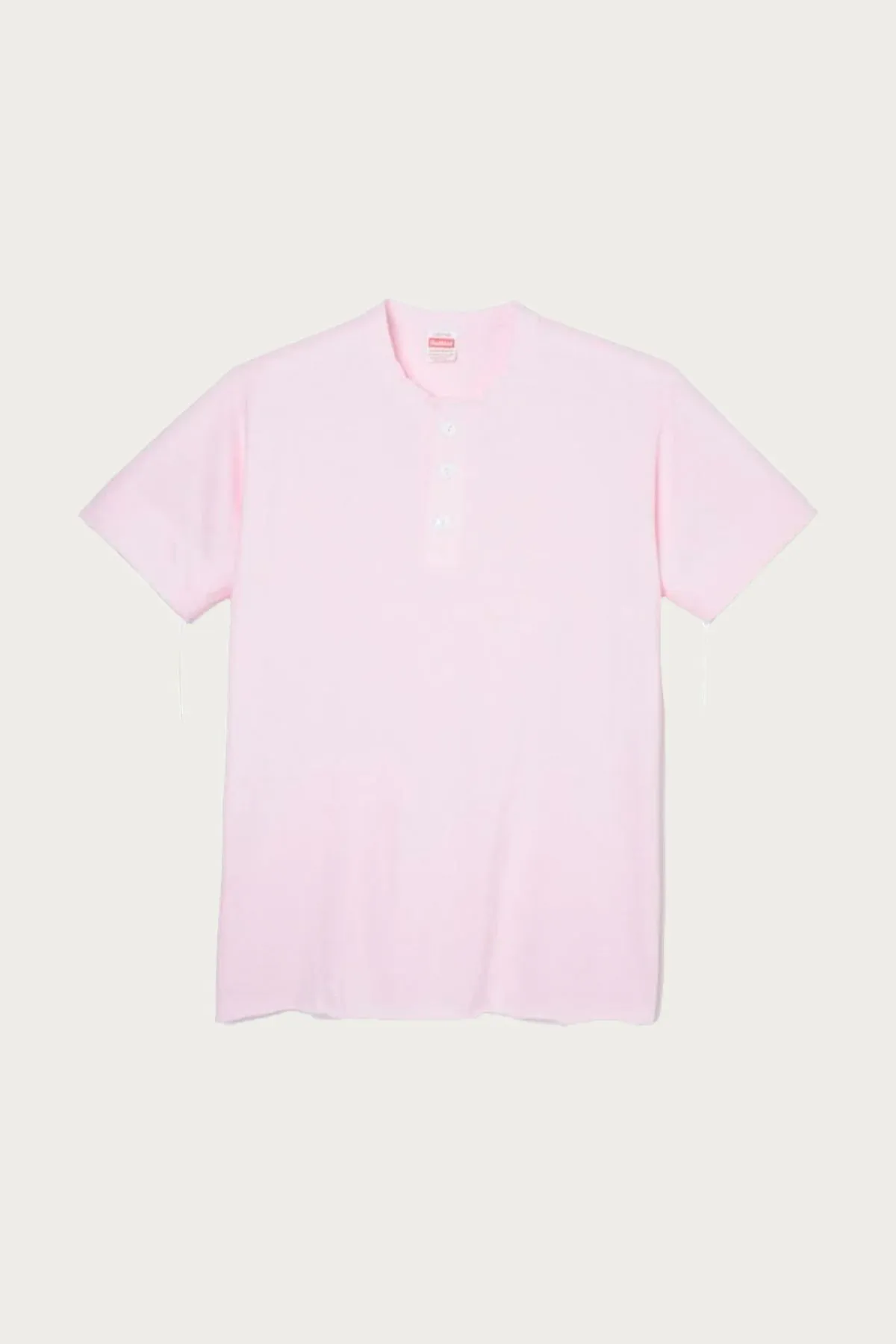 S/S Henley - Dull Pink