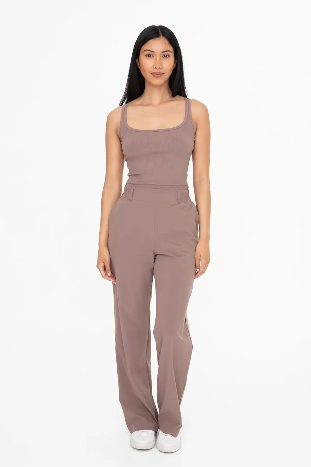 Tailored Wide Leg Pants