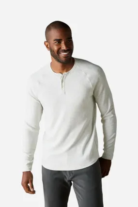 The Normal Brand Puremeso Everyday Henley in Stone