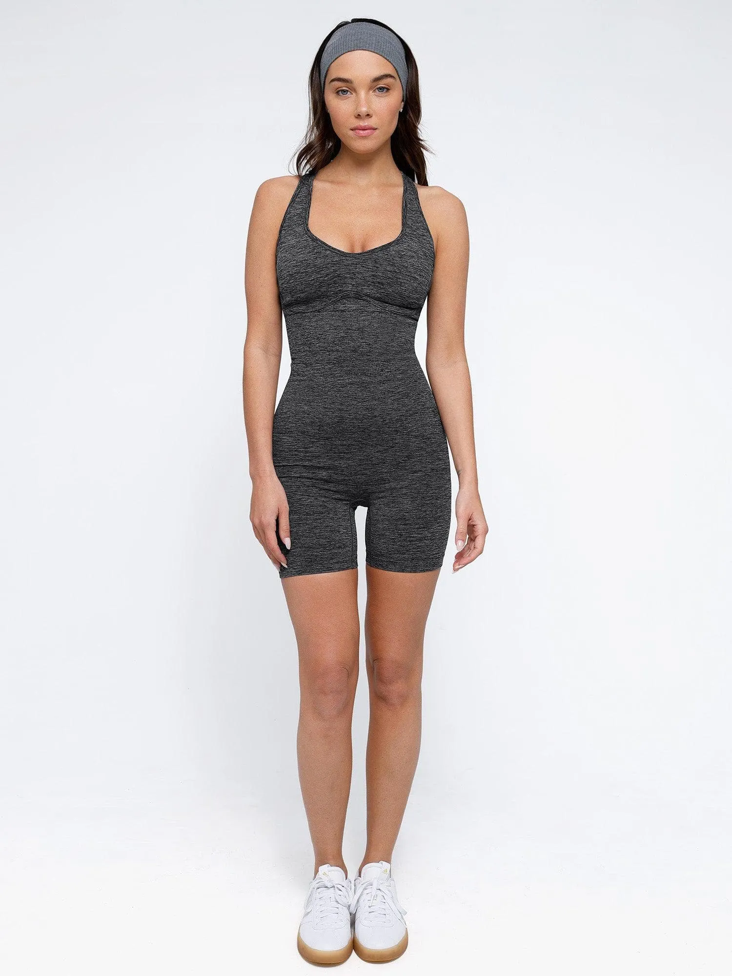 The Shapewear Romper Seamless Sport Crossback