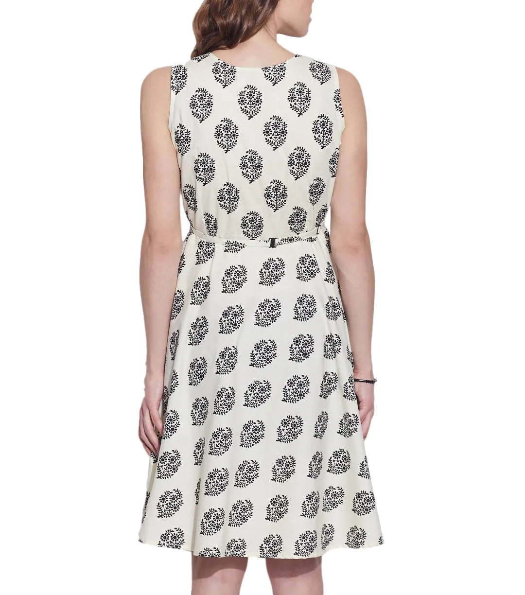 Women Apparels Cotton Printed Dress,Machine Washable,W-CPD32-1631, Size-32 Inch