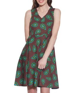 Womens Accessories Cotton Printed Dress,Machine Washable,W-CPD32-1627, Size-32 Inch