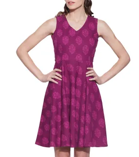 Womens Accessories Cotton Printed Dress,Machine Washable,W-CPD36-1608, Size-36 Inch